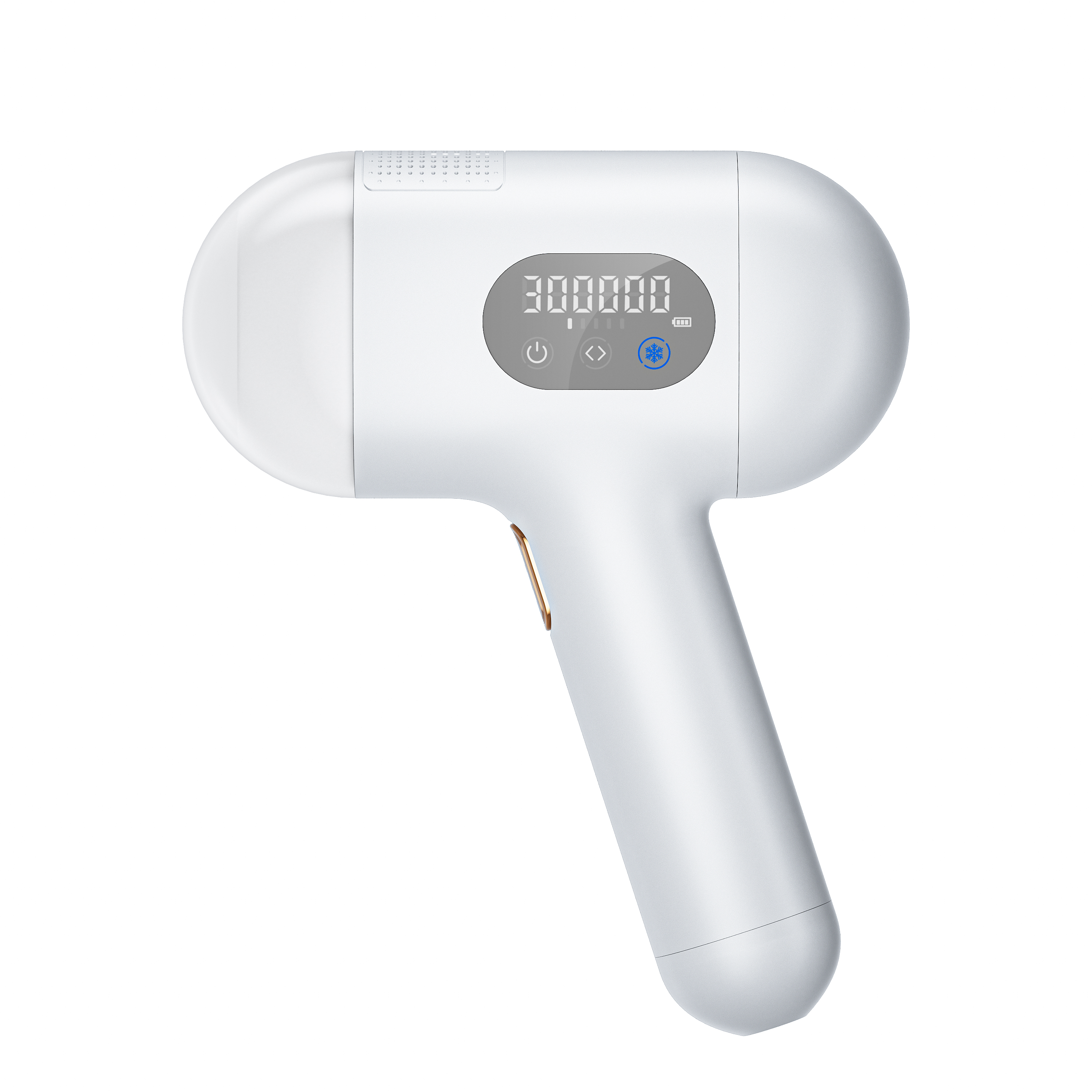Qizhe IPL-008 48W Handheld Sapphire Ice Cooling Laser Hair Removal Device for Home Use Armpit &amp; Face US Plug