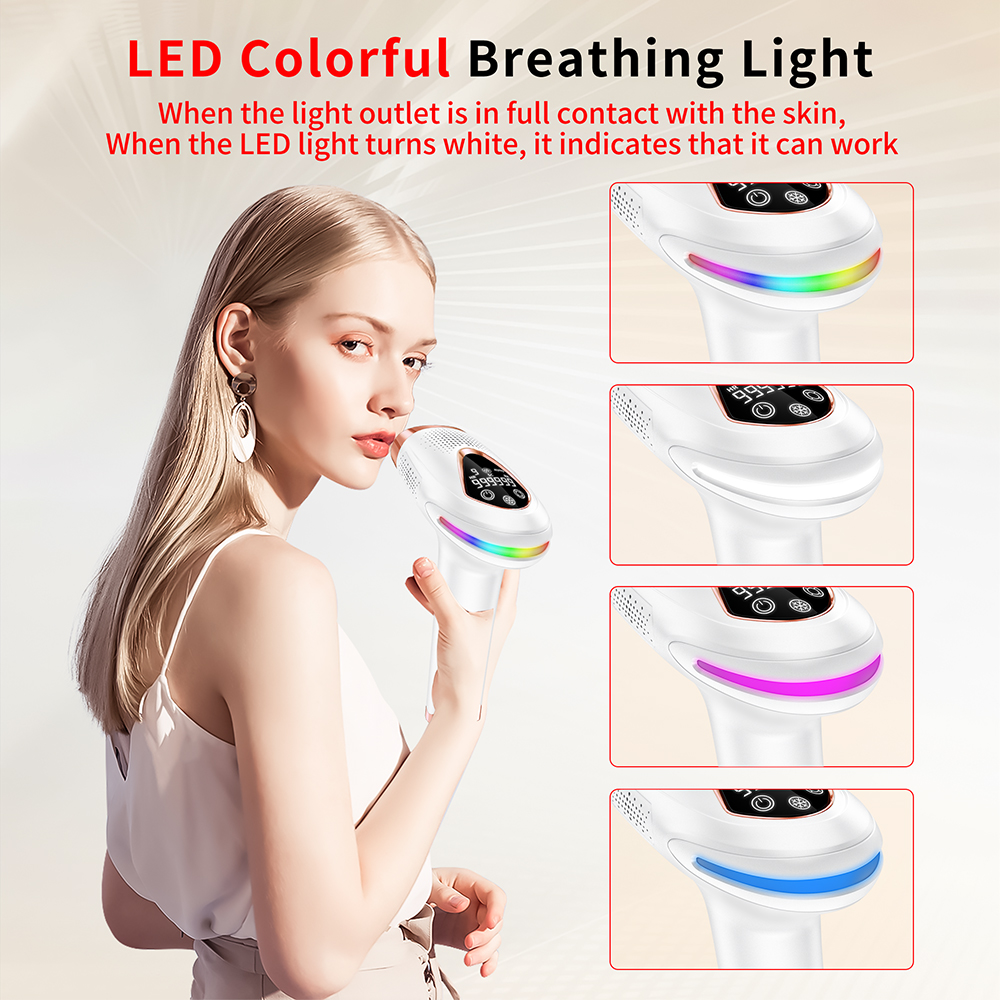 Handset 510K Sapphire Depilator Fast Flash Ice Cooling Painless Epilator IPL Machine Portable Home Use Light Laser Hair Removal