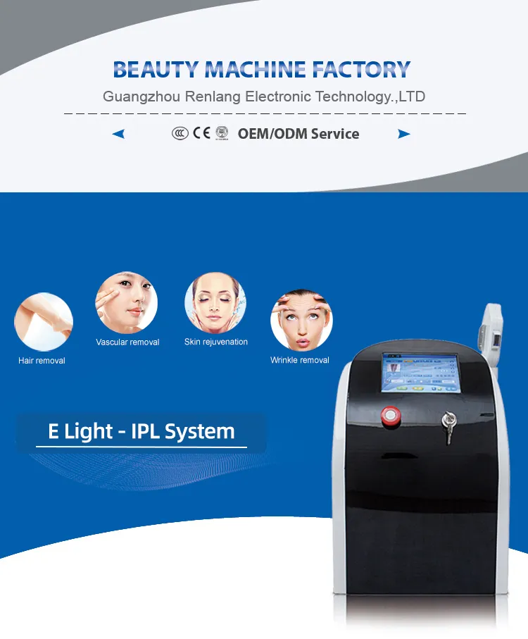 High Output Power Portable IPL Hair Removal Device Display 1