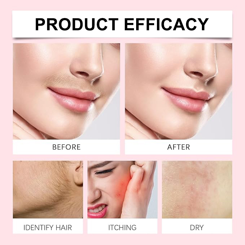 OEM ODM Manufacturer Private Label OEM Custom Herbal Hair Identifier Cream For Women Face Hair Removal