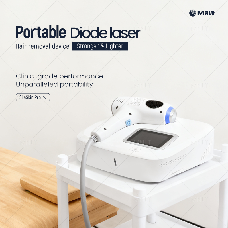 Triple-Wavelength Painless Diode Laser Hair Removal Device Design