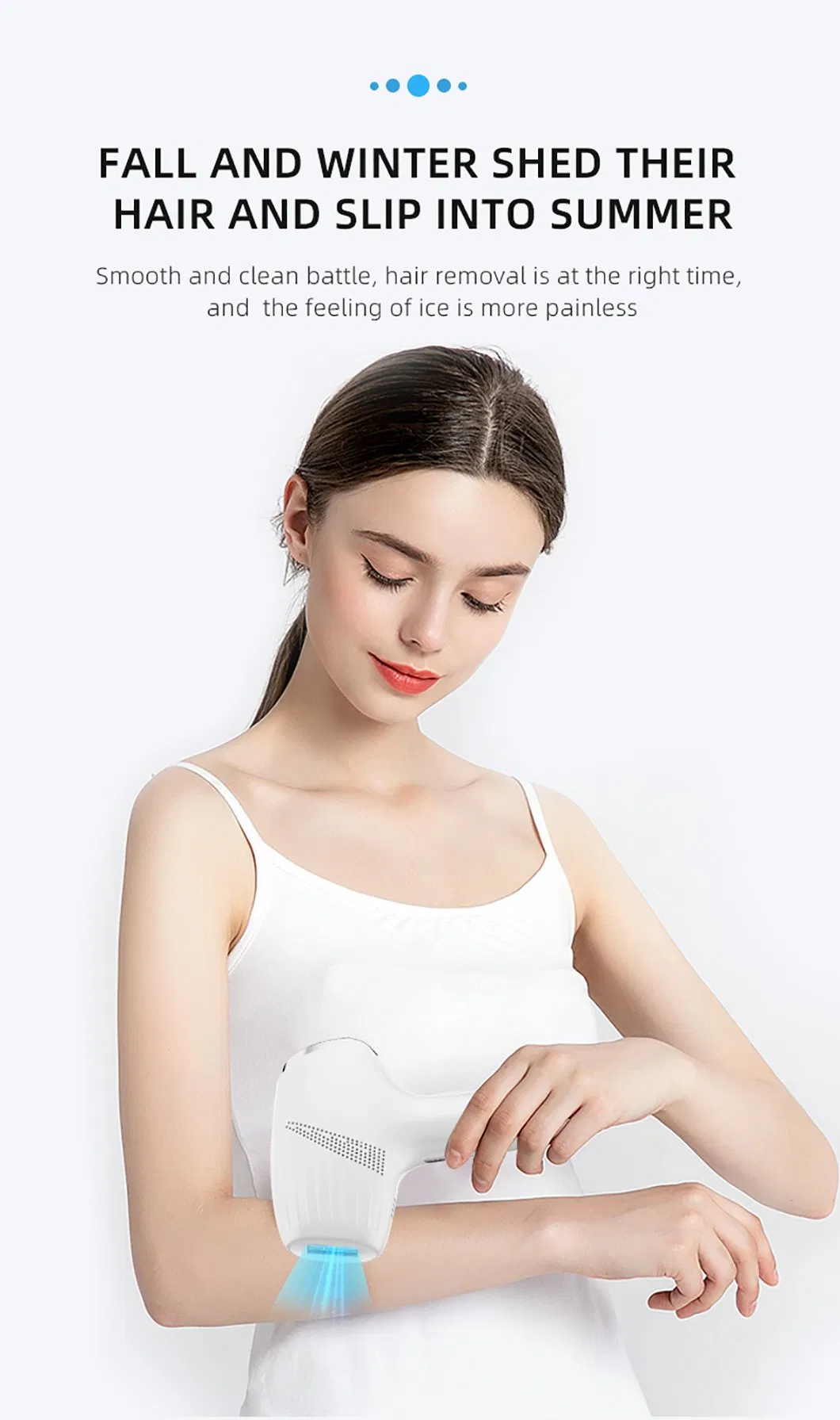 Customization OEM Manual Flash Handle IPL Laser Hair Removal Appliances Epilator Machine