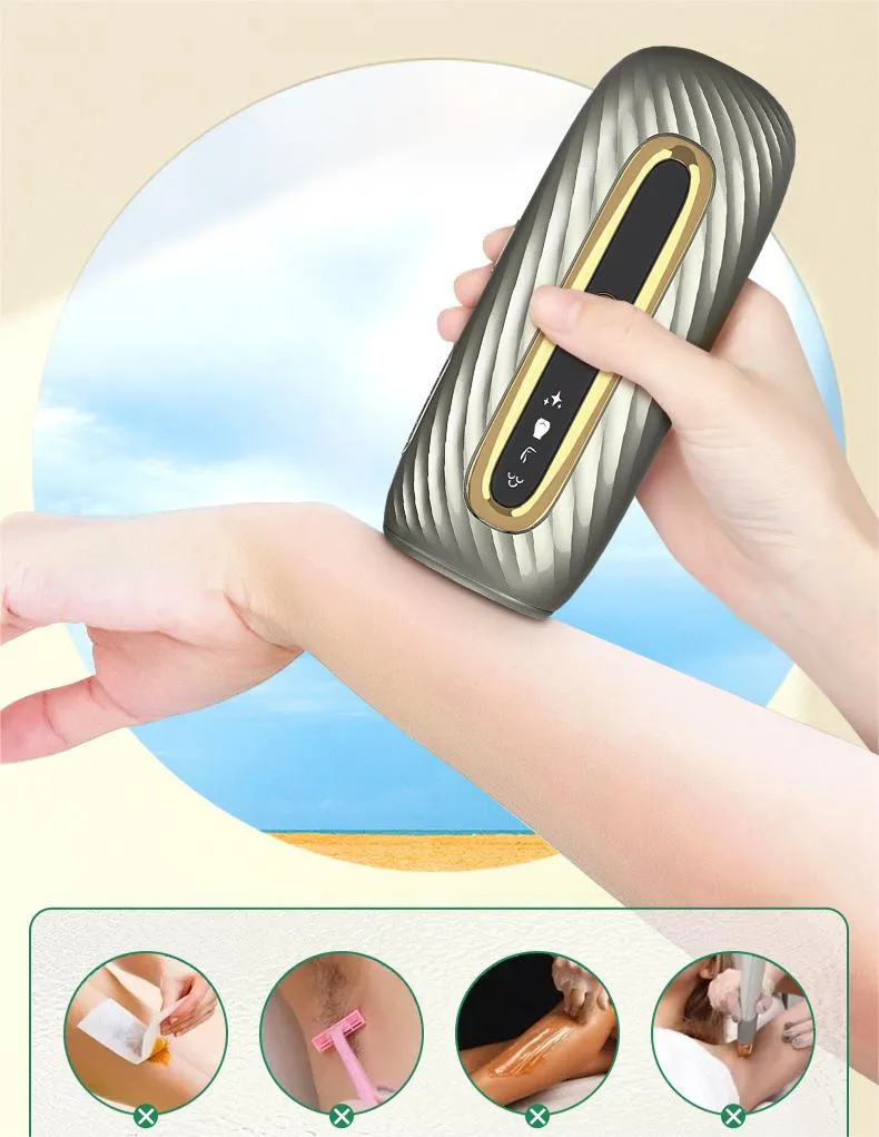Wireless Portable IPL Hair Removal Device Pain-Free Home Laser Hair Removal