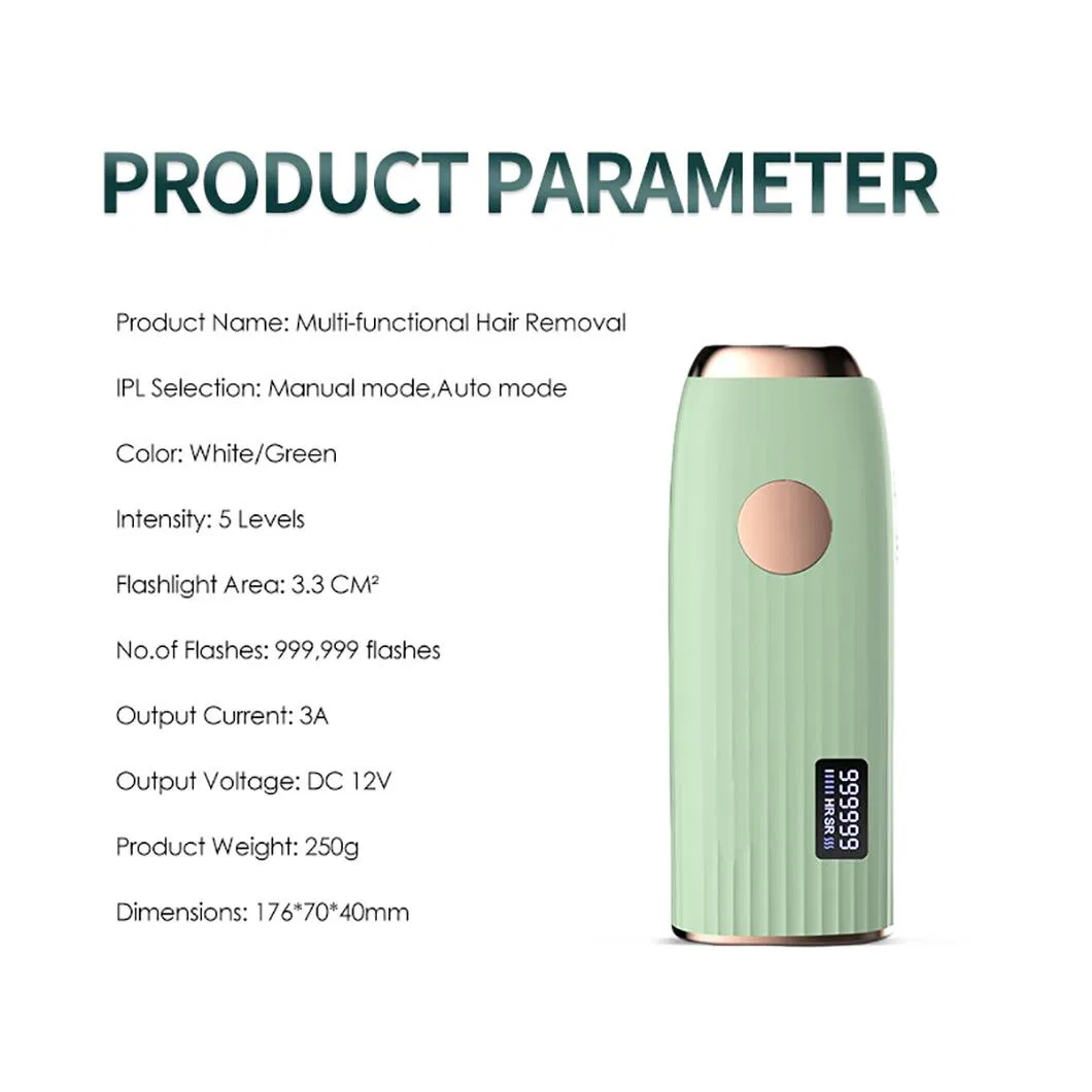 at Home Permanently Hair Removal Machine with IPL Ice Cooling System