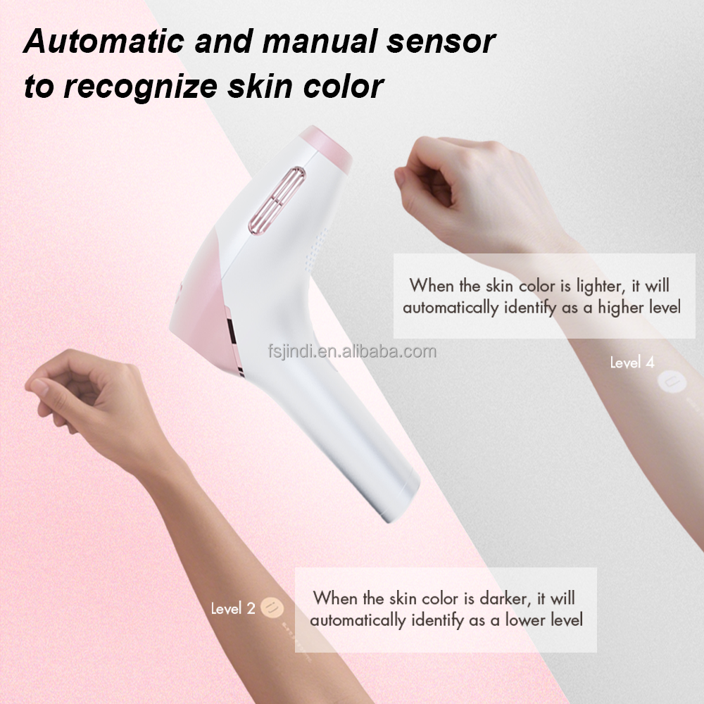OEM Smart IPL Cordless at Home Laser Hair Removal Device Permanent Visible Hair Reduction in Hair Regrowth for Body &amp; Face