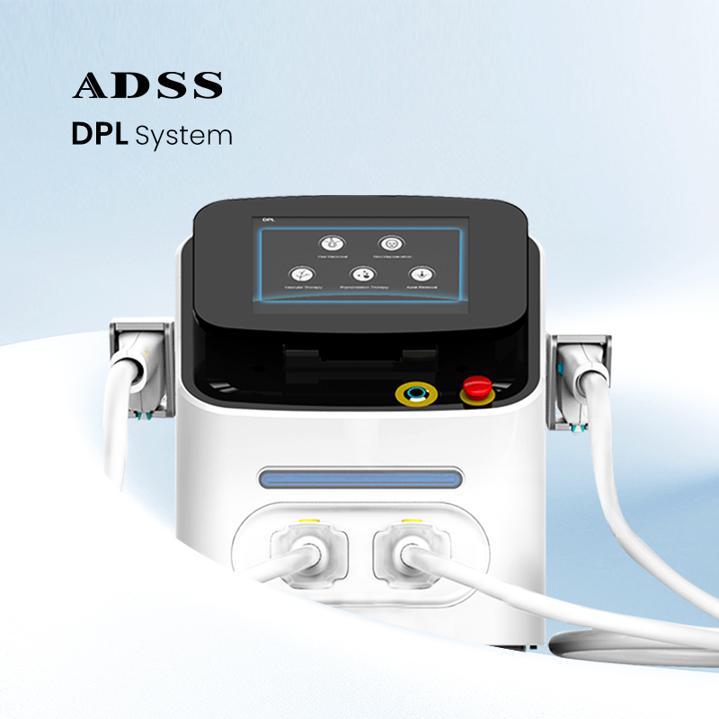 ADSS Newest Tabletop E Light Ipl OPT Dynamic Pulse Light Skin Resurfacing Hair Removal IPL Machine