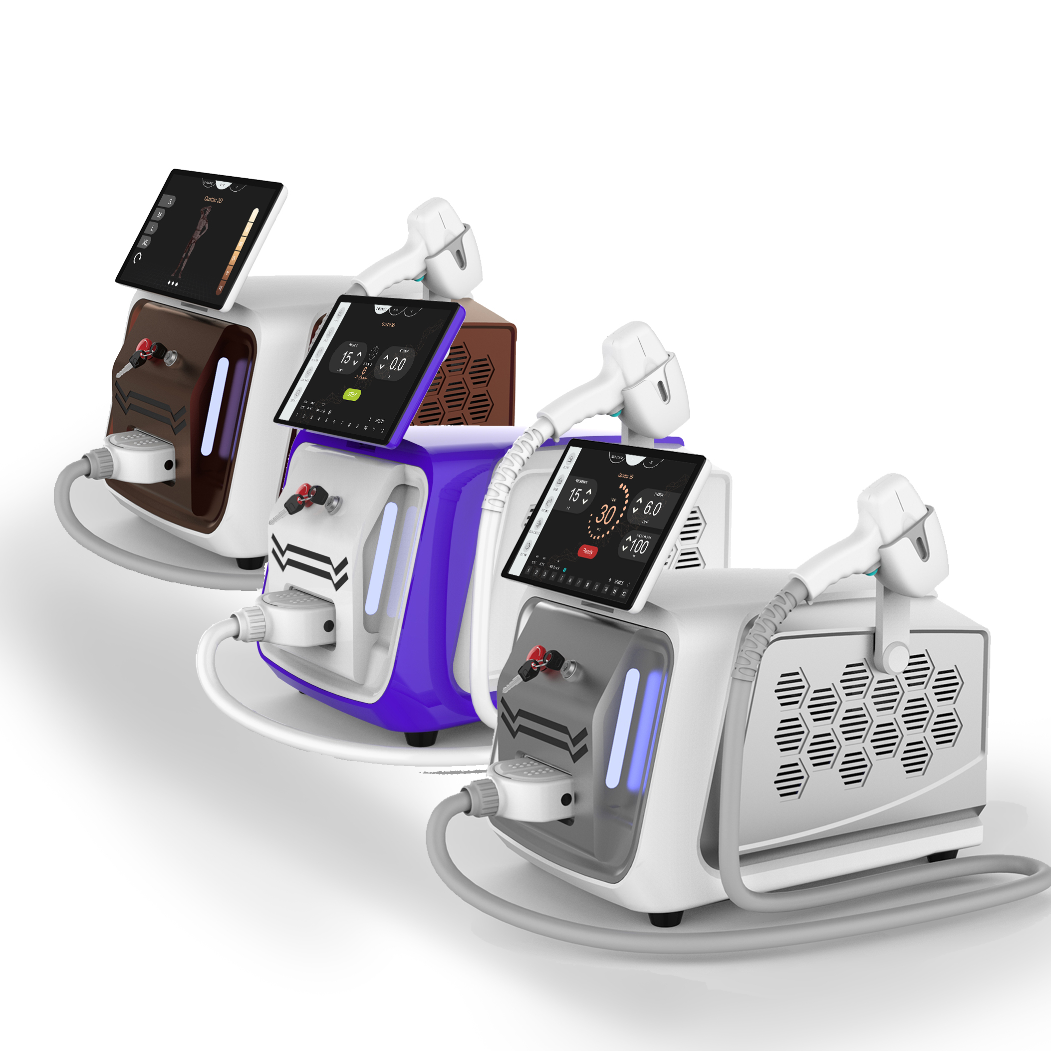 808nm Diode Laser 3 Waves Portable Laser Hair Removal 808nm 1064nm Diode Laser Hair Removal Machine Home