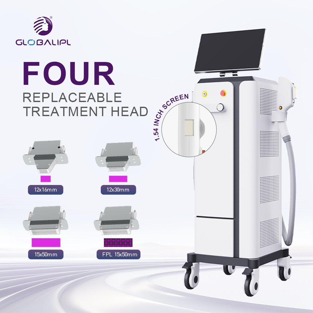 New IPL Laser Machine with Patented Dot matrix Treatment Head for Precise Control Suitable for All Skin Types