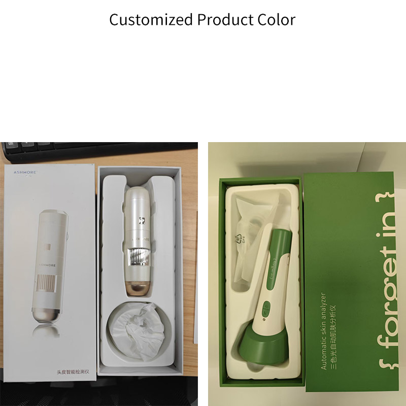 AI Intelligent Scalp Detection Machine For Hair Growth Stimulator WIFI Hair Analyzer With UV Light For Dandruff Analysis