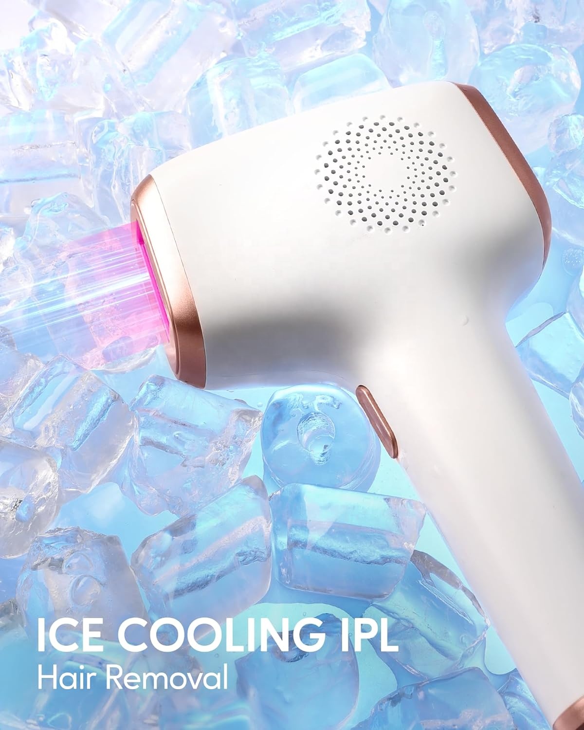 INNZA IPL Cooling Lazer Auto Shot Hair Removal Device Depiladora Laser 999,999 Flashes Painless Hair Remover