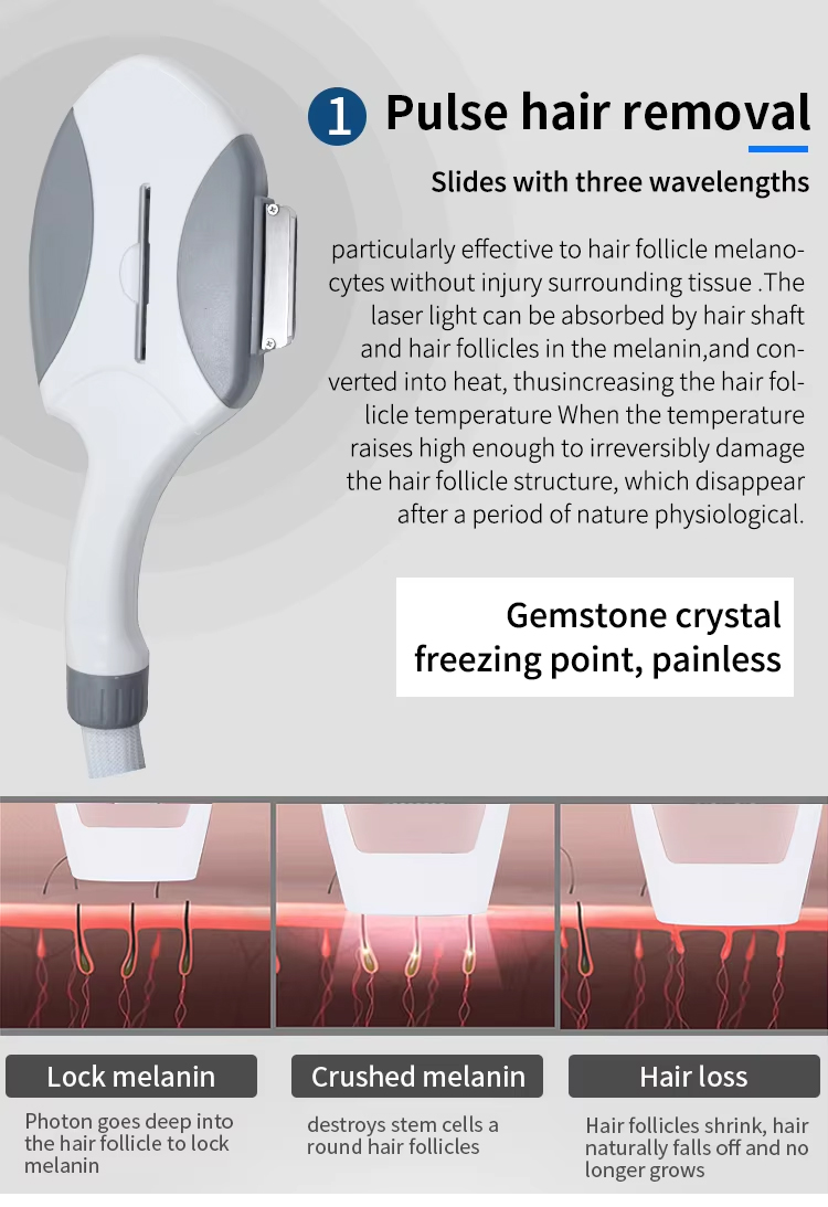 Permanent Hair Removal Equipment Hair Removal Machine Skin Rejuvenation Permanent Hair and Tattoo Removal Machine