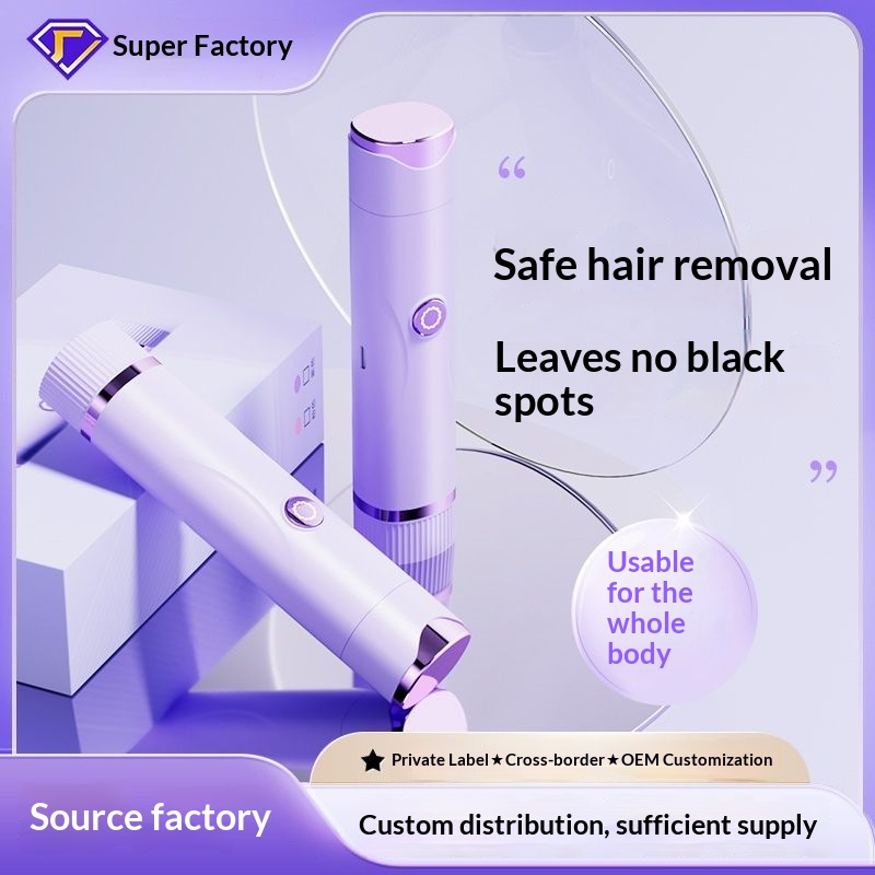 IPX4 Waterproof Electric Tweezer Double Head Rechargeable Round-cornered Durable Painless Deep Hair Removal Device Bikini Line