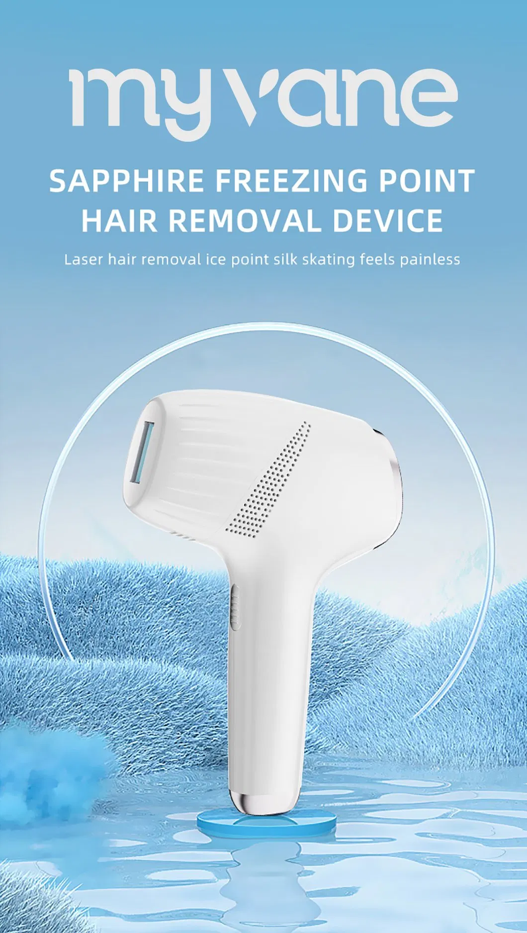 Customization OEM Manual Flash Handle IPL Laser Hair Removal Appliances Epilator Machine