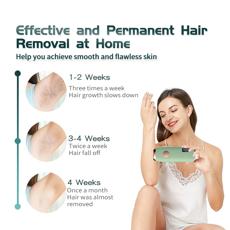 at Home Permanently Hair Renoval Machine with IPL Ice Cooling System