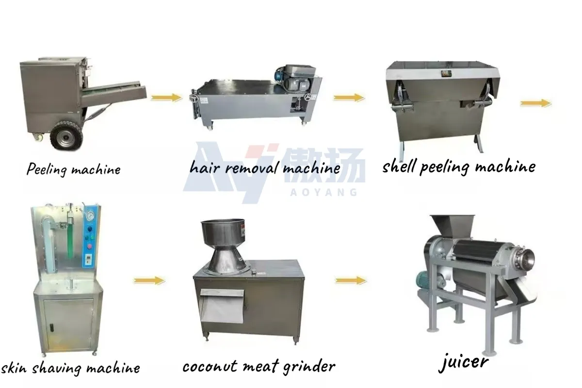 Coconut Processing Application Scenarios