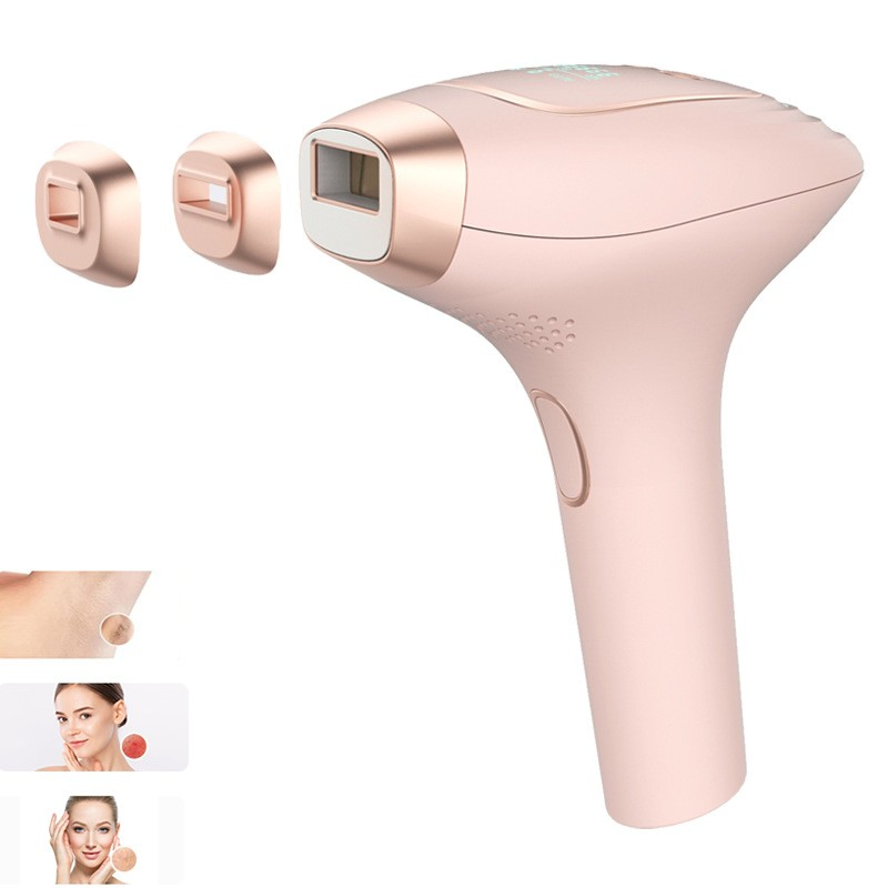 Portable IPL Hair Removal Device with Pain-Free Permanent Hair Reduction