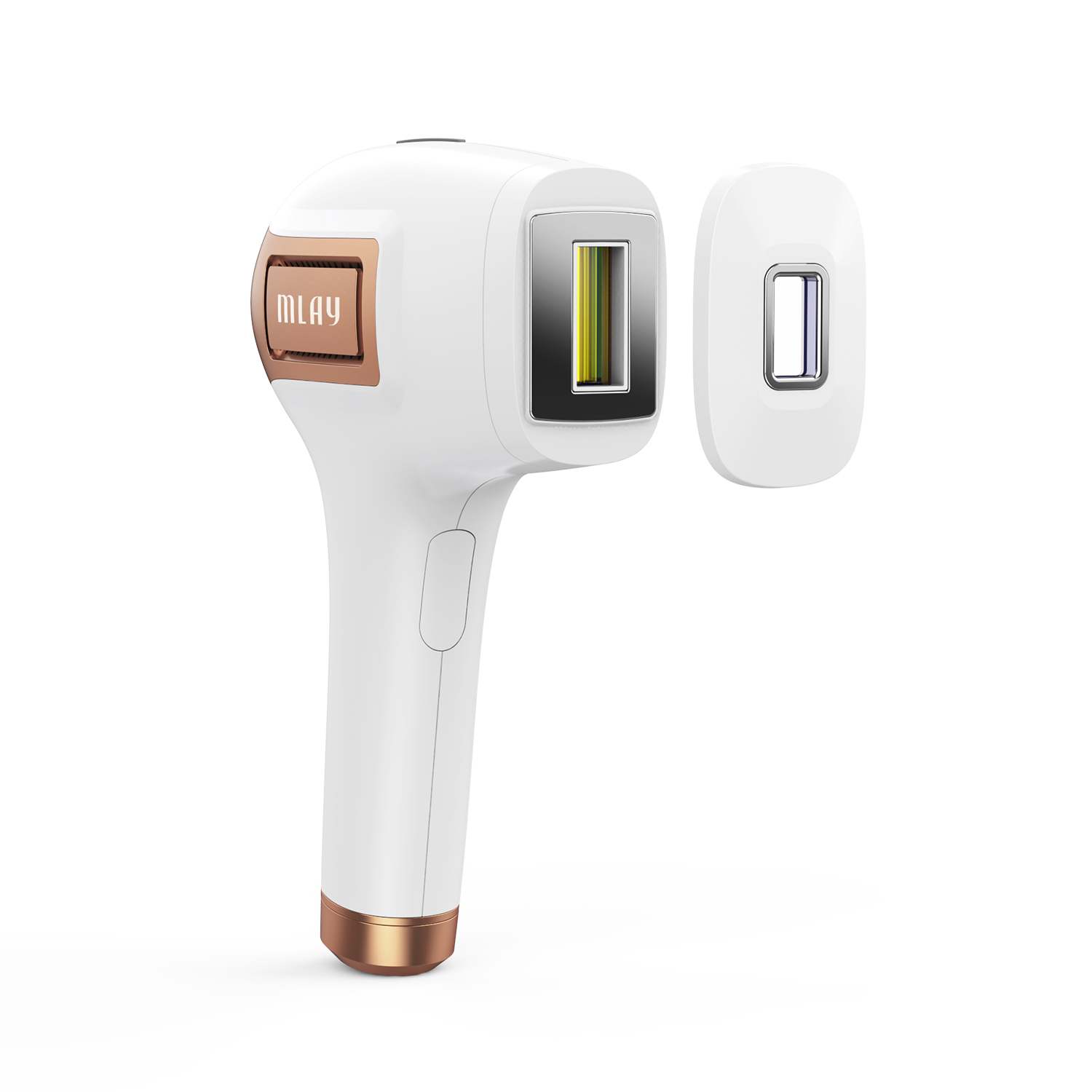 MLAY Mini Portable IPL Hair Removal Machine Popular for Home Use Painless Permanent Face Leg Back Bikini Cooling Ice Sensing