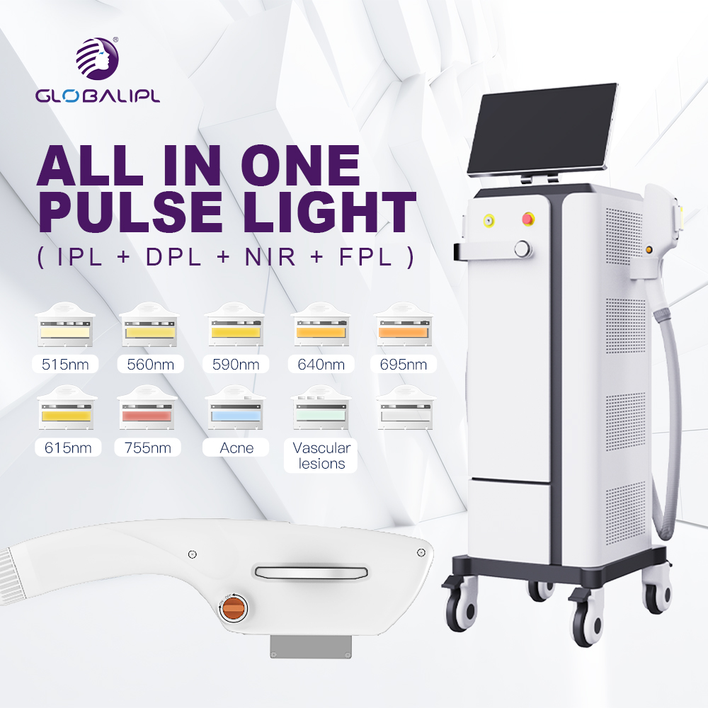 New IPL Laser Machine with Patented Dot matrix Treatment Head for Precise Control Suitable for All Skin Types