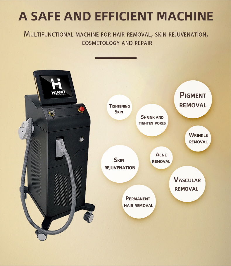 Distributor Large Spot Fast E-light Ipl Hair Removal Machine Skin Rejuvenation Machine for Sale