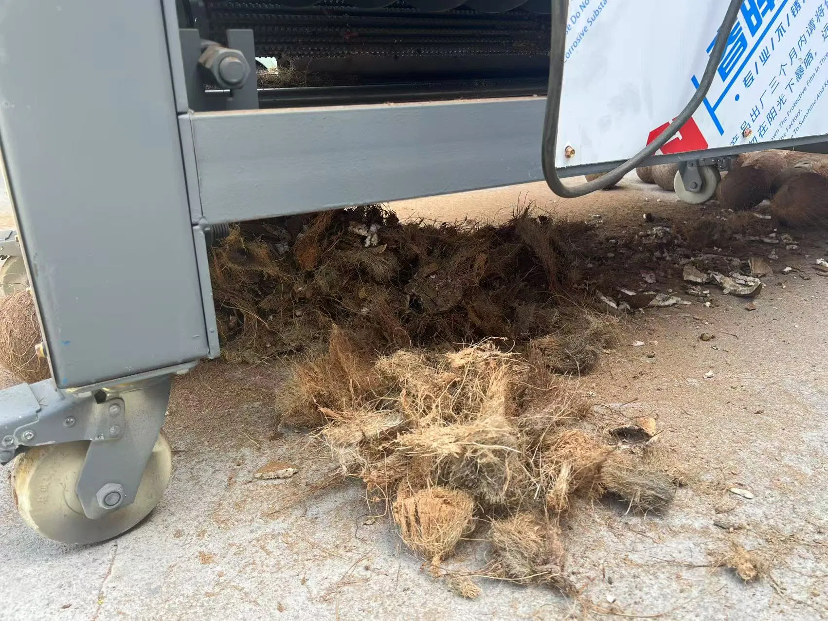 Coconut Hair Removing Machine Details