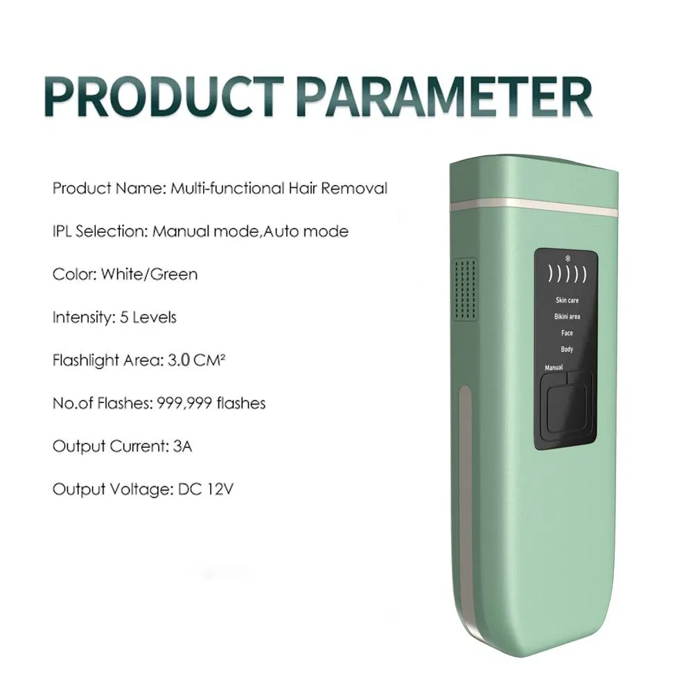 Factory Wholesale Professional Portable Permanent IPL Ice Hair Removal for Home Use