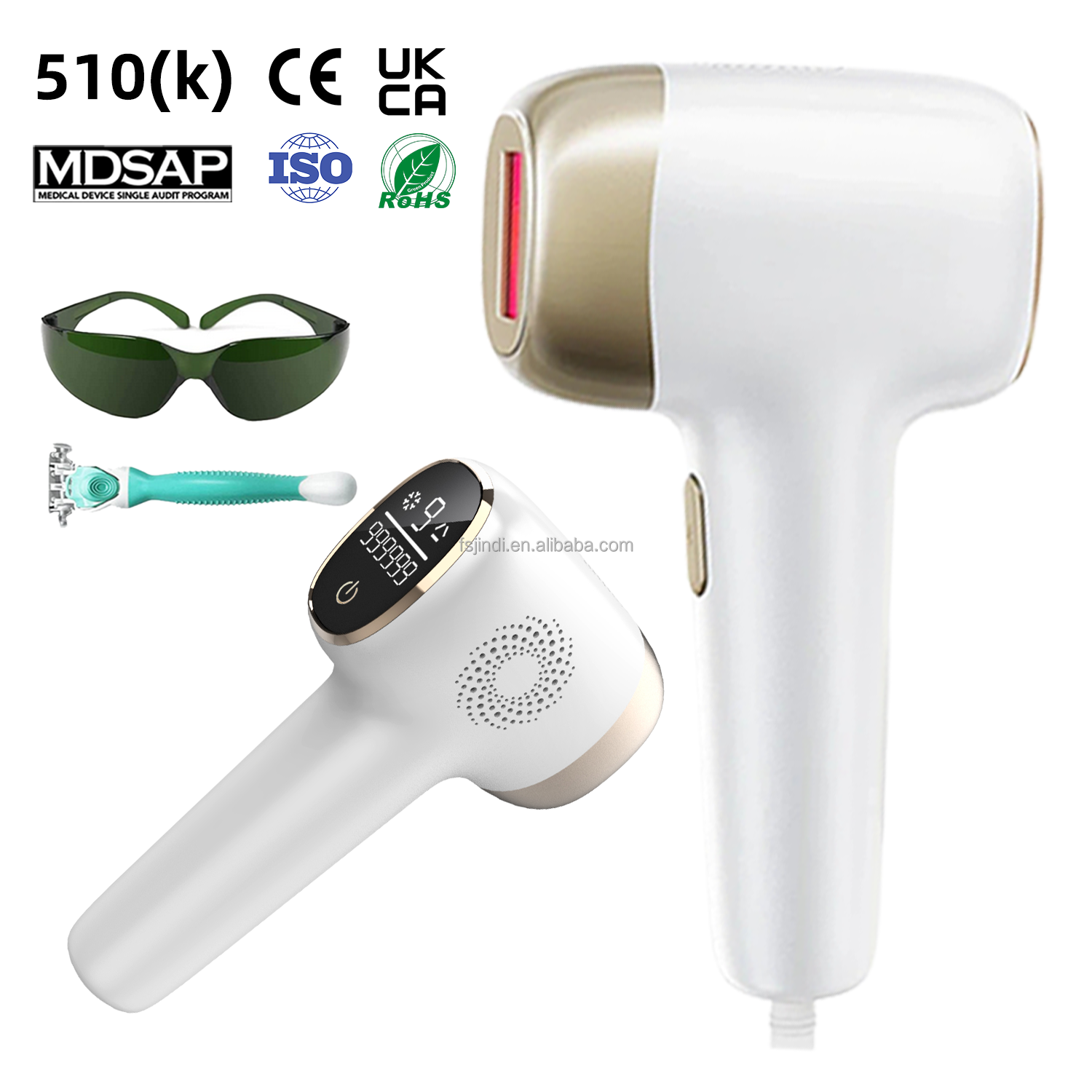 Best Selling Ipl Hair Removal With IGBT Technology Cooling Touchable Screen Laser Hair Removal Device For Body Face Bikini Back