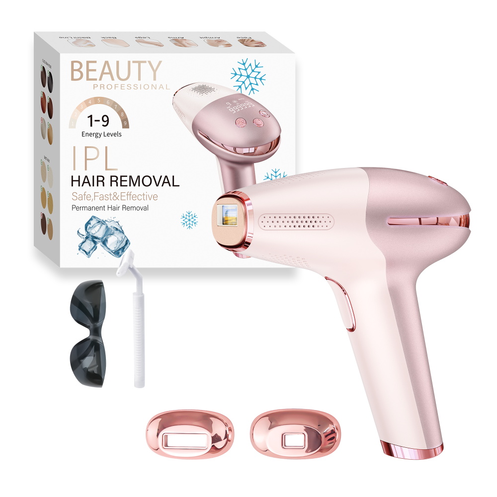 Rechargeable Sapphire Depilator Ice Cooling Painless IPL Machine Fast Flash Portable Permanent Home Wireless Laser Hair Removal