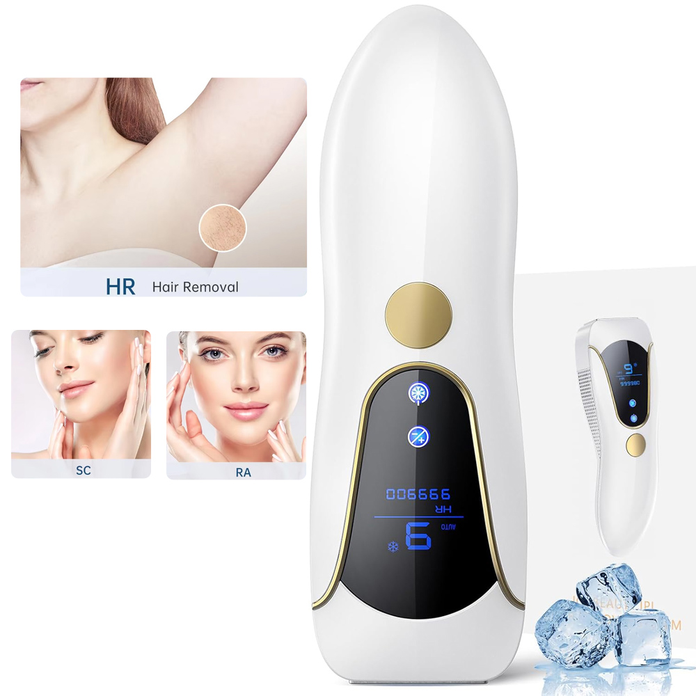 Custom Logo IPL Device 21J High Energy Body Bikini IPL Ice Cool Hair Removal Device Home Use Handheld Painless IPL Hair Removal