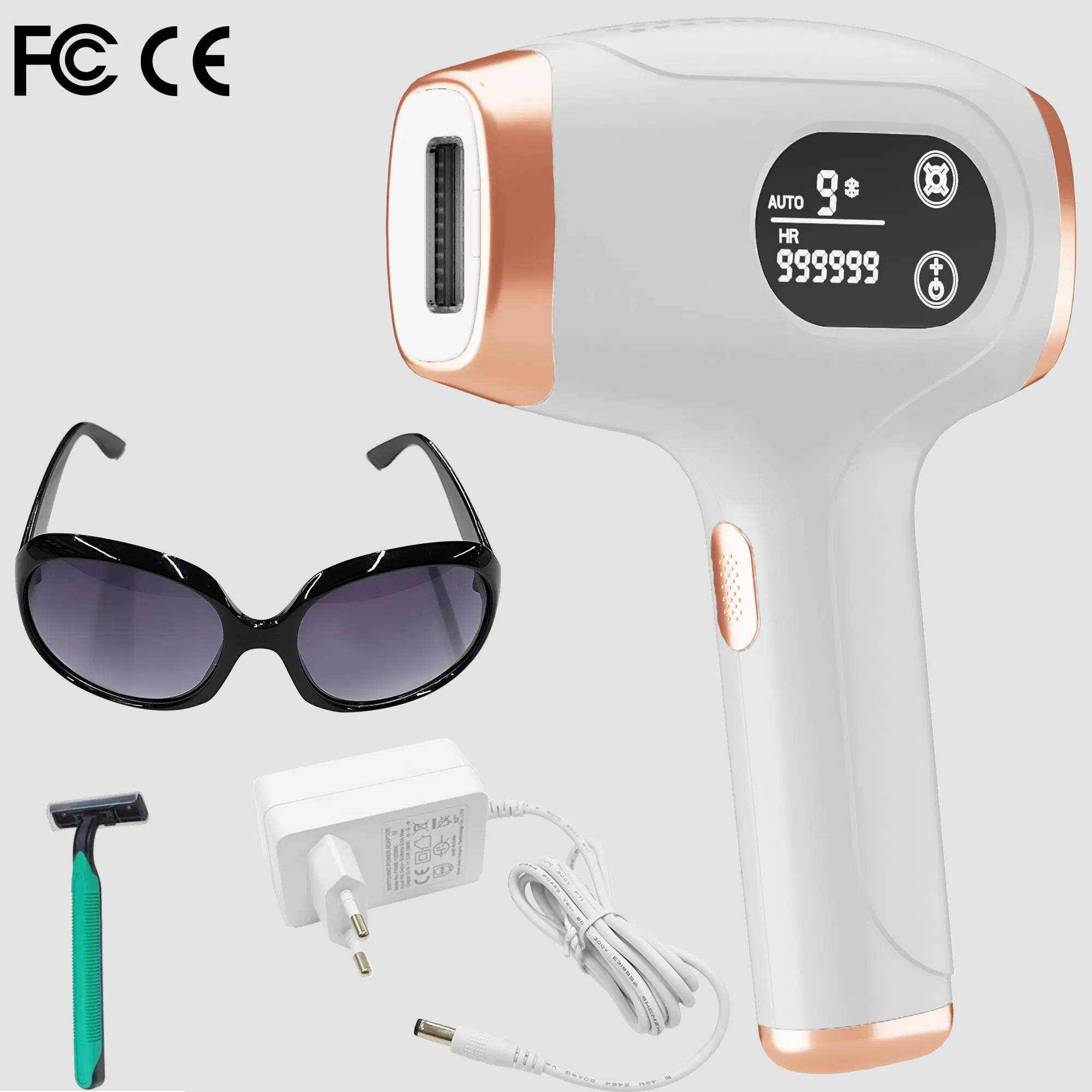Best Price 9 Energy Adjustable Gear Epilator Powerful Laser Rapid Hair Removal