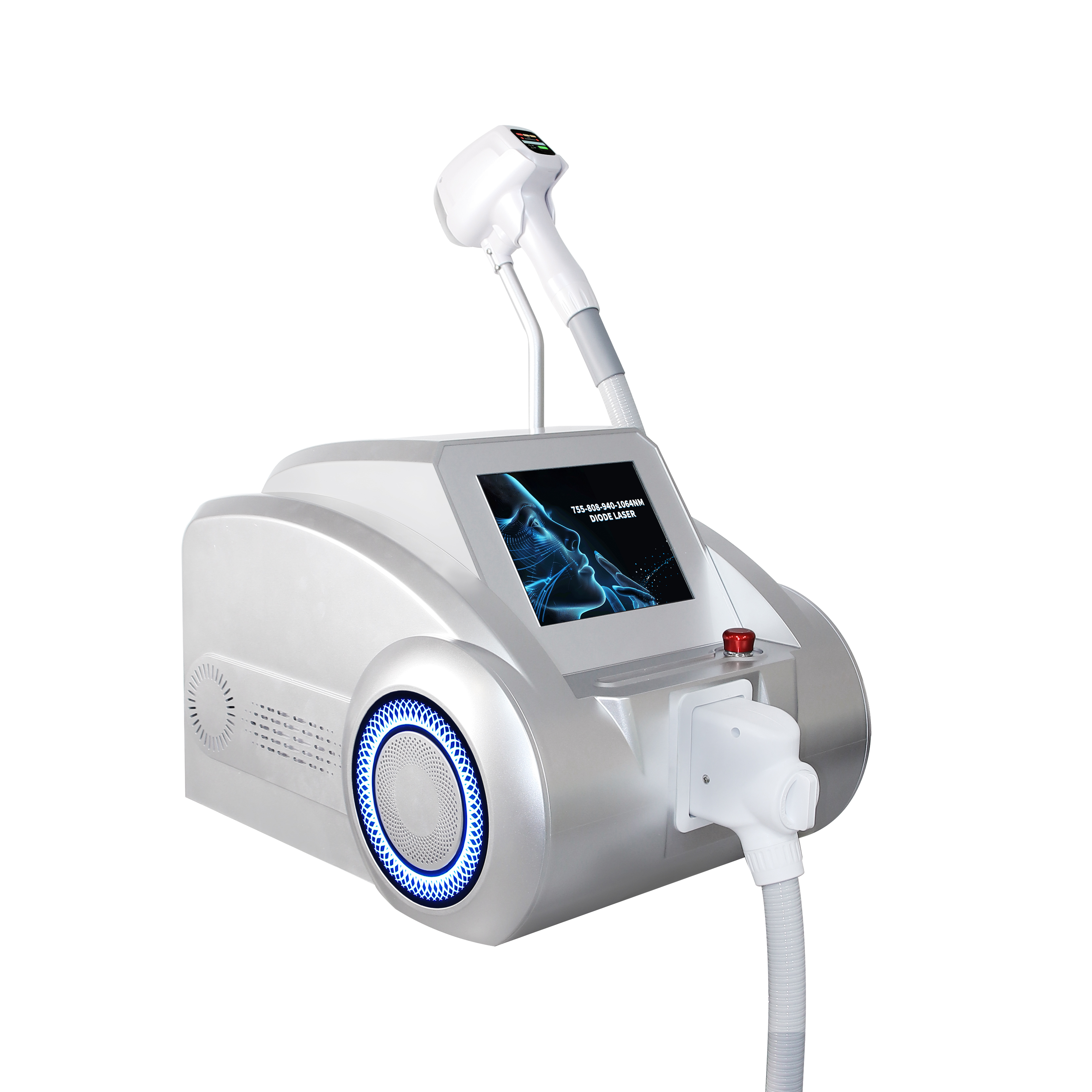 Professional Diode Laser Hair Removal Machine 4 Waves 755 808 940nm 1064nm Permanent Painless Skin Rejuvenation Beauty Device