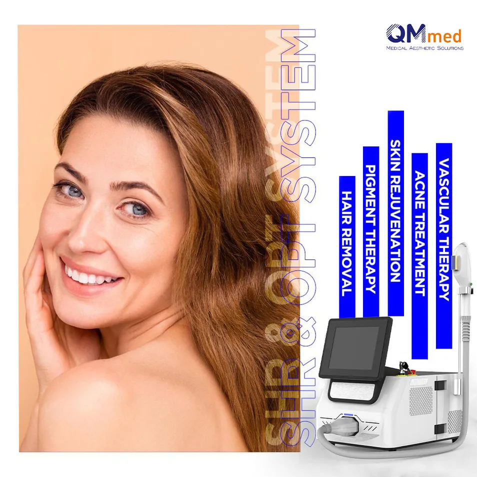 Medical Grade IPL Laser Face Treatment Hair Reduction Skin Rejuvenation Acne Vascular Pigment Removal Device