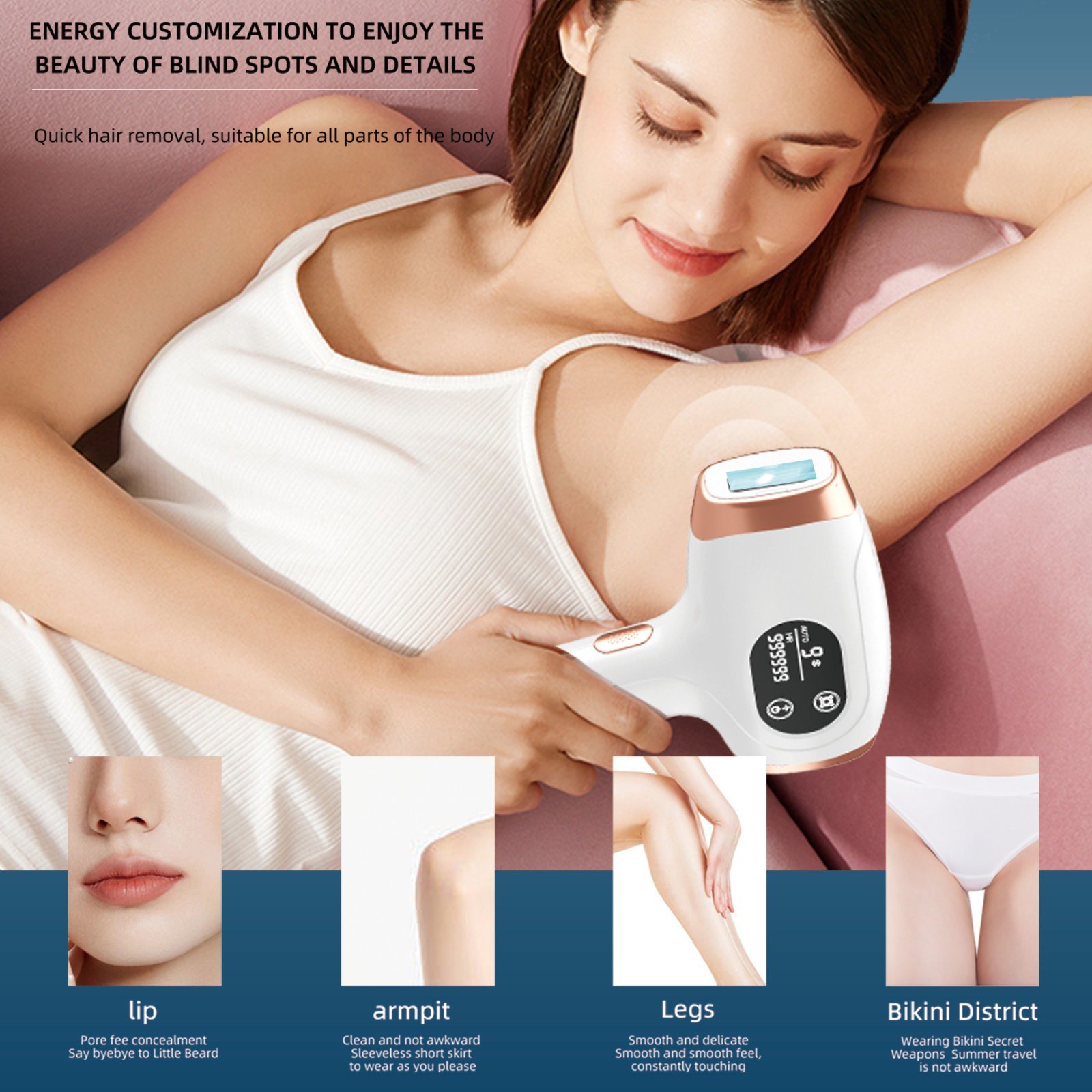 New Arrival Household Handset Epilator Laser Hair Removal Machine Home Use IPL Machine