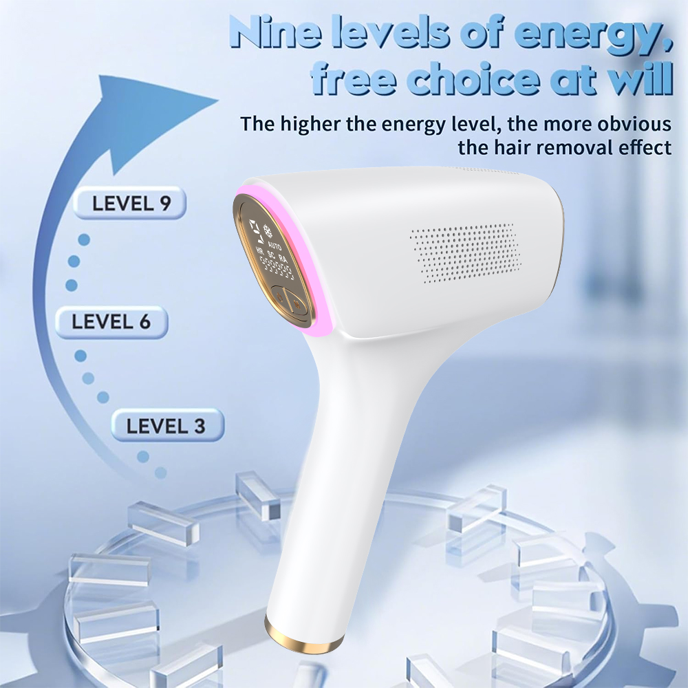 Fast Flash Permanent Hair Removal Device 9 Levels Energy Painless Hair Removal Women Epilator for Face Body OEM ODM Manufacturer
