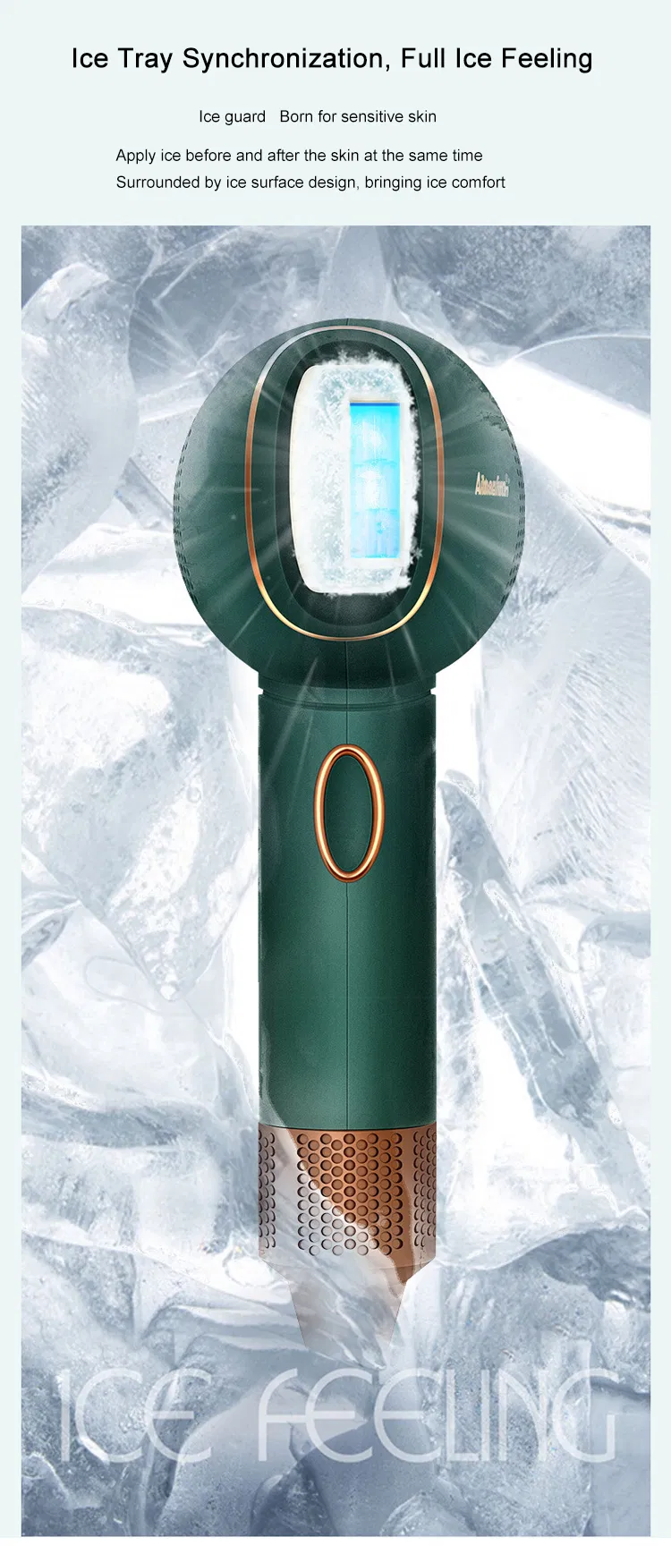 Permanent Painless Epilator Laser Portable Hair Remover IPL Hair Removal Device