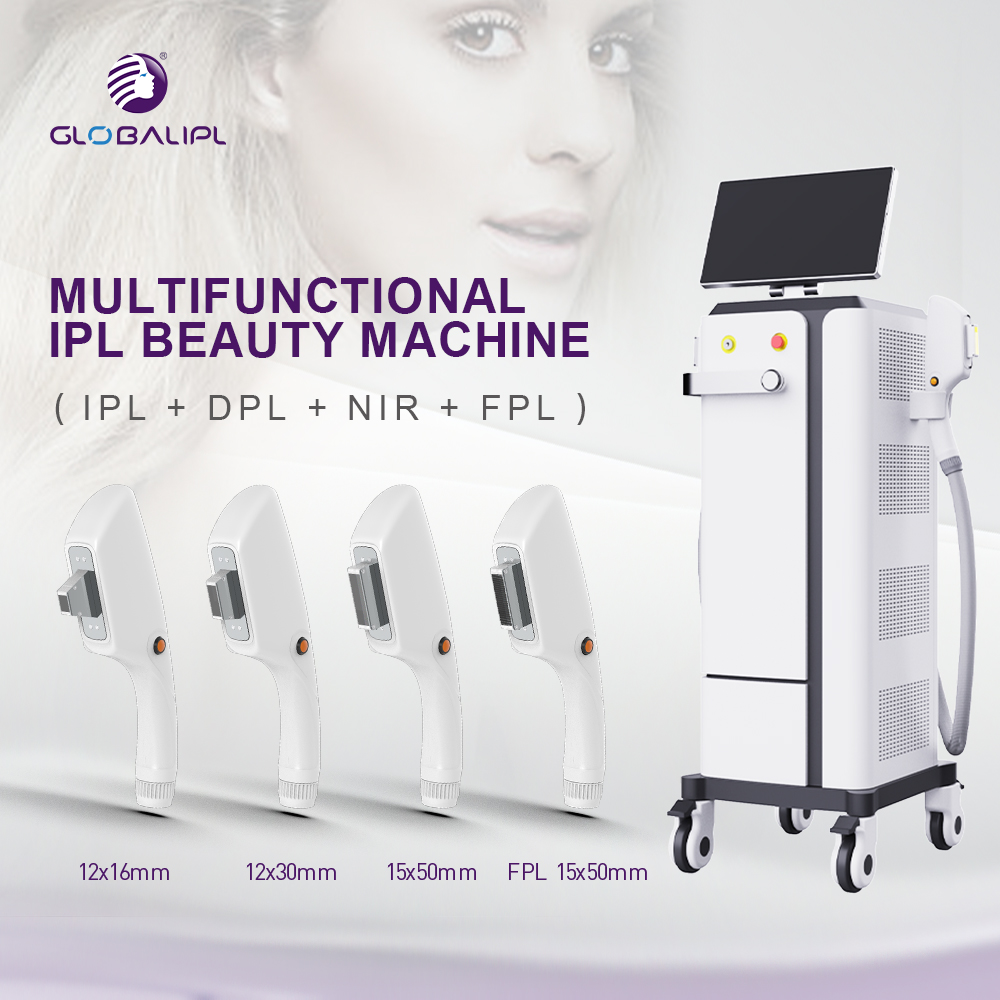 New IPL Laser Machine with Patented Dot matrix Treatment Head for Precise Control Suitable for All Skin Types