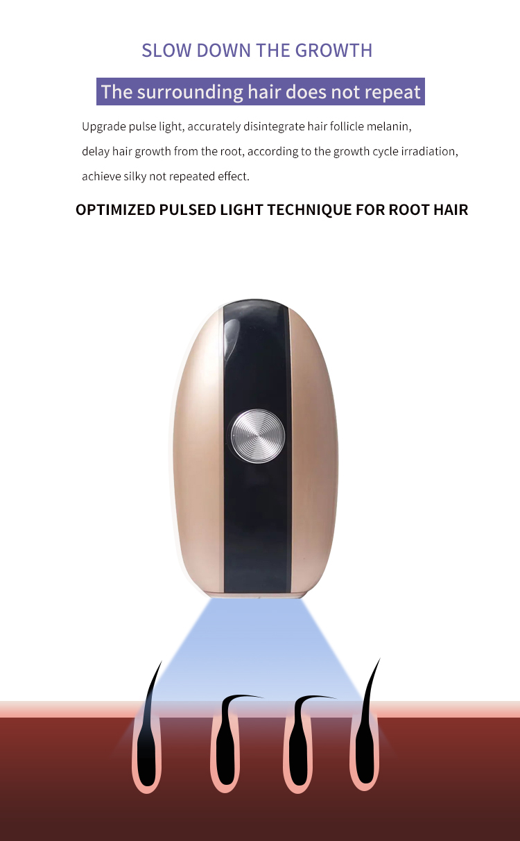 Freezing point hair removal detail 4