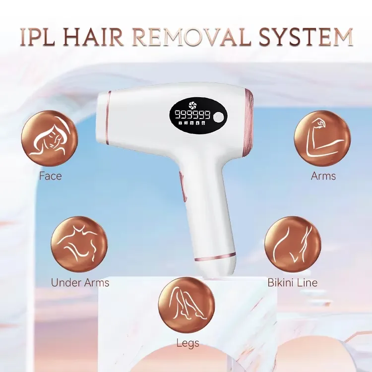 Painless 9000000 Flashes Home Use Machine Permanent Laser IPL Portable Full Body Hair Removal