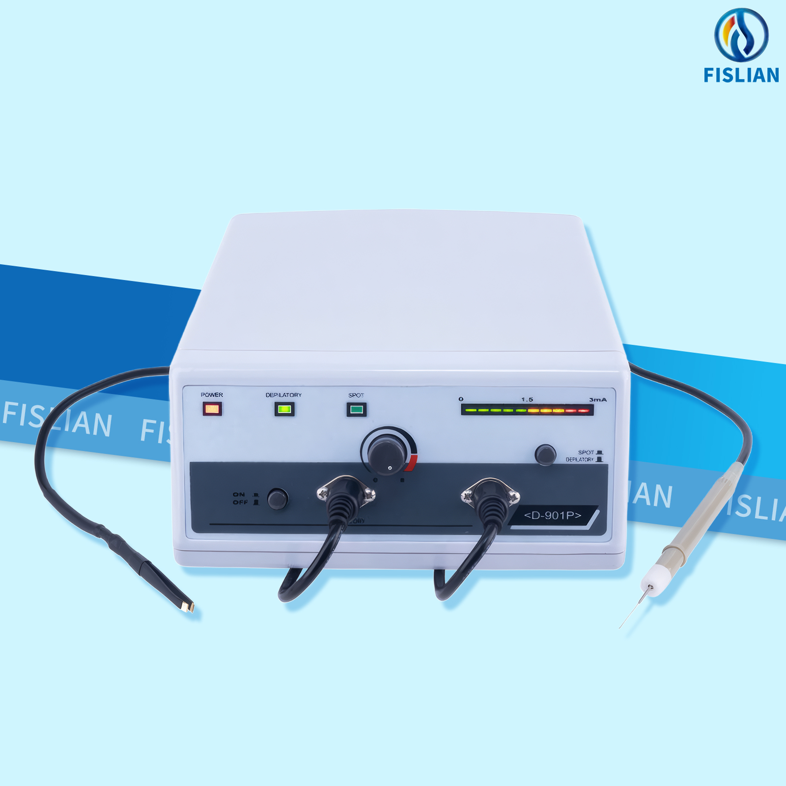 All-in-One Electrolysis Hair Removal System Portable Desktop Machine for Permanent Hair Removal on Face and Body