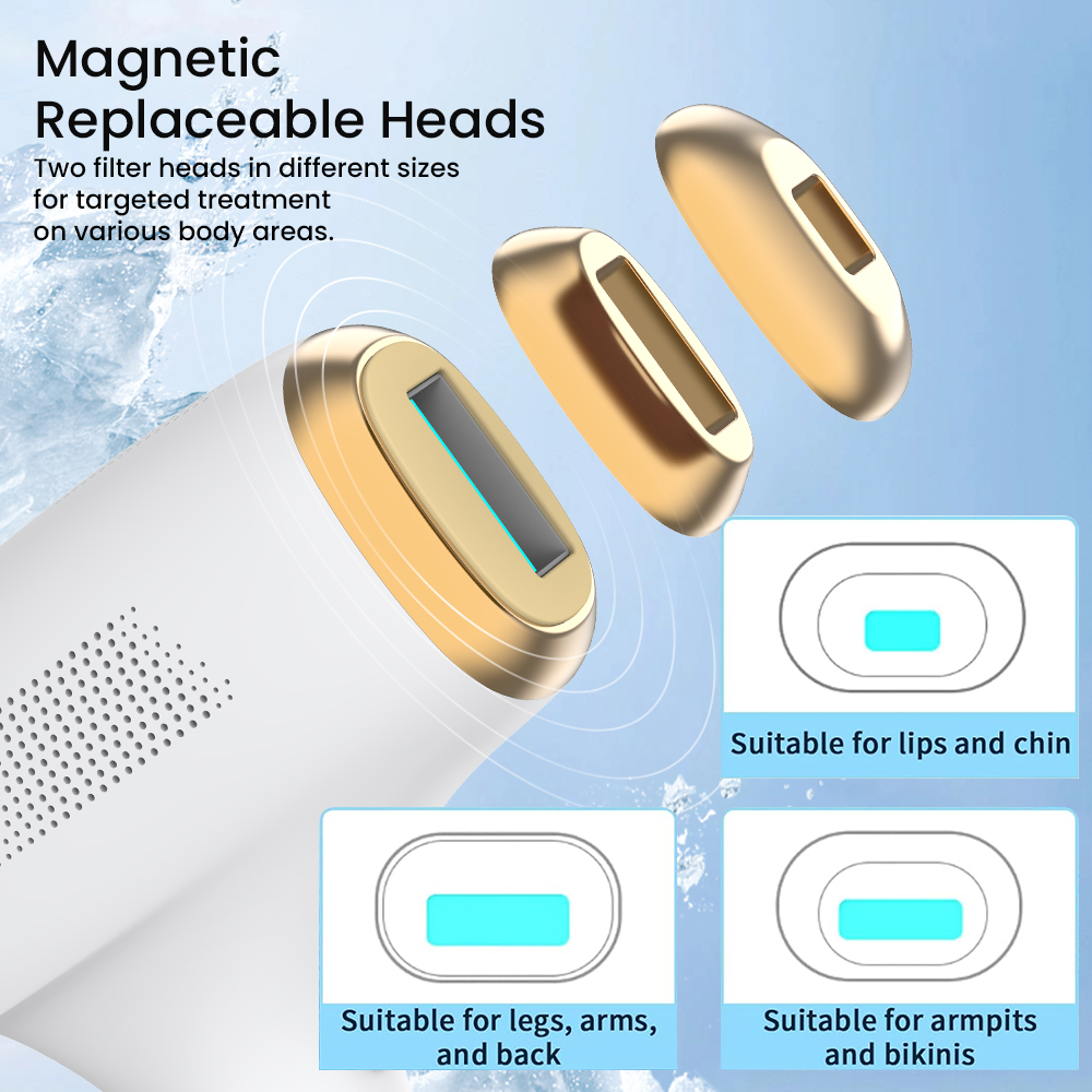 Fast Flash Permanent Hair Removal Device 9 Levels Energy Painless Hair Removal Women Epilator for Face Body OEM ODM Manufacturer