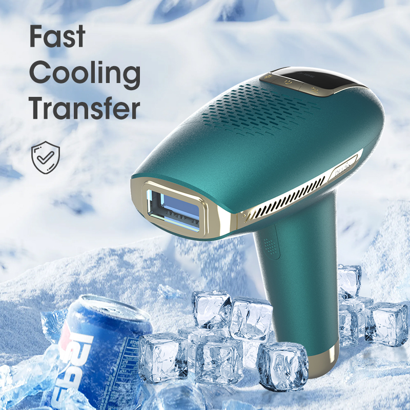 Laser Hair Removal Machine Painless Hair Laser Remover 1200nm IPL Skin Laser Device for Home Use Full Body Smooth Treatment