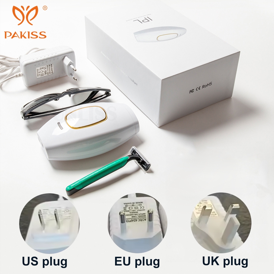 PAKISS Affordable IPL Hair Removal Device Manufacturer Home Use Painless Hair Removal Machine OEM Factory