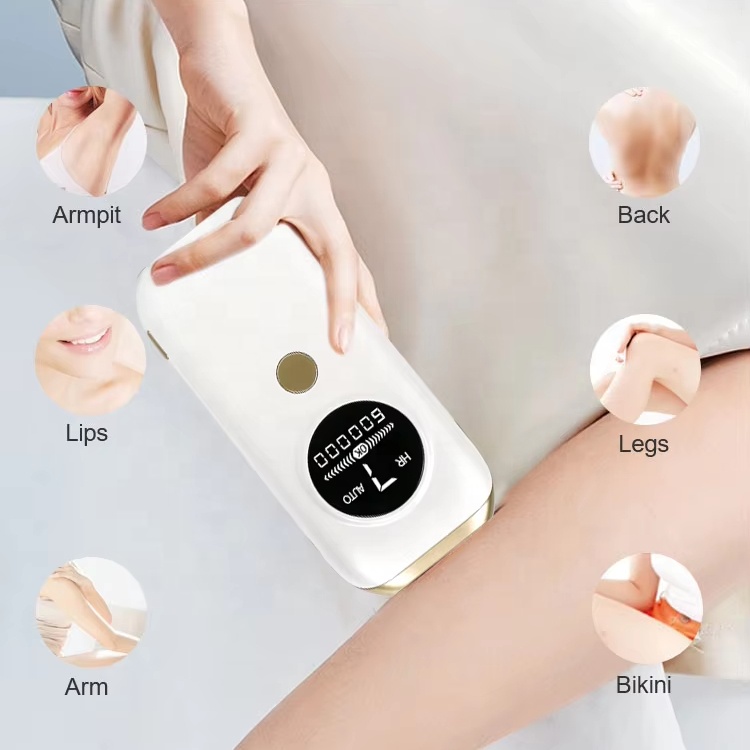IPL Intense Pulsed Light Laser Epilator Ipl Hair Removal Suitable for All Types of Skins and Hair with Smart Skin Tone Sensor