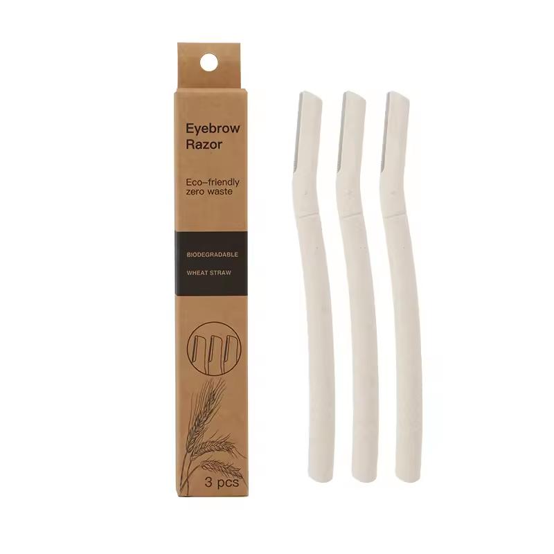 Lady's Stainless Steel Eyebrow Razor Facial Hair Remover With Safety Guard Factory Direct