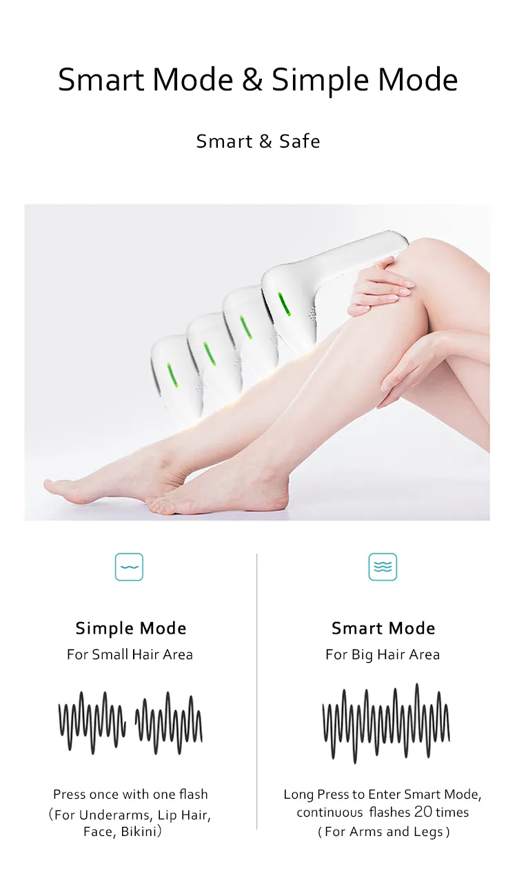 Permanent Device Portable Painless Laser Epilator Skin Rejuvenation Home Epilation IPL Hair Removal OEM