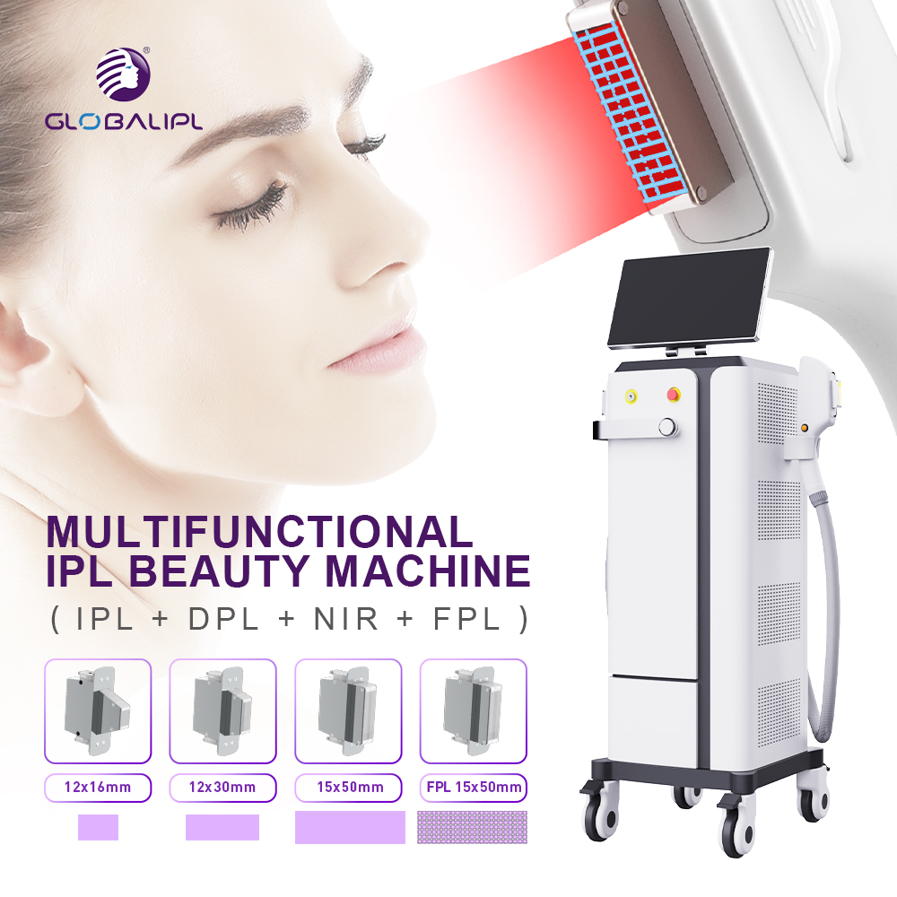 New IPL Laser Machine with Patented Dot matrix Treatment Head for Precise Control Suitable for All Skin Types