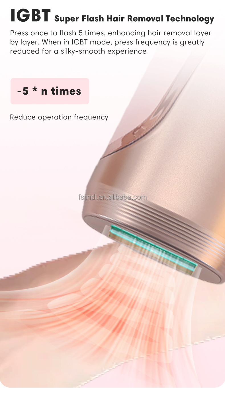 New Trend 2 In 1 IPL Laser Hair Removal &amp; Skin Rejuvenation Device With Sapphire Ice Cool Lazer Depilator For Lasting Smoothness