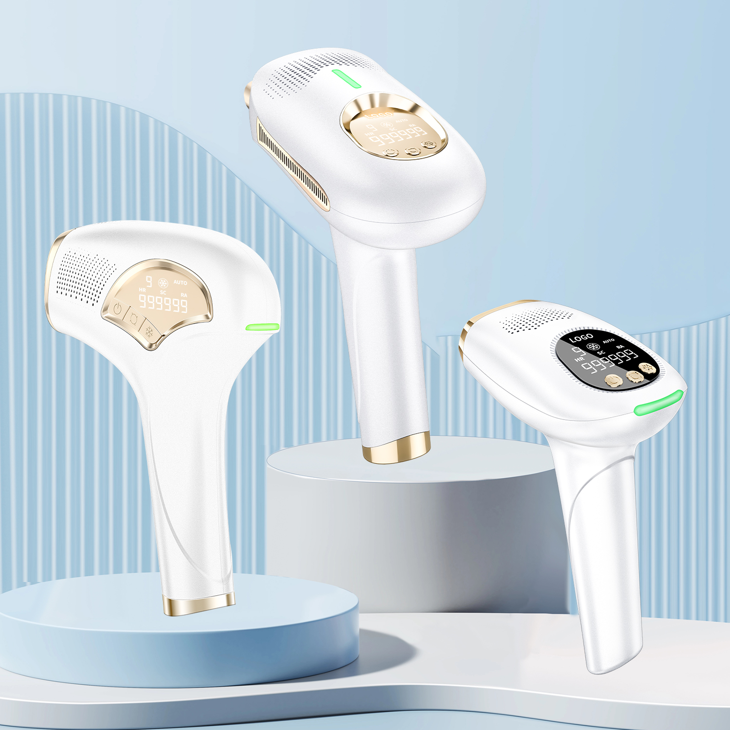 Ice Cooling Handy Light Depilator Rechargeable Portable Painless Epilator Home Permanent Battery Wireless IPL Laser Hair Removal