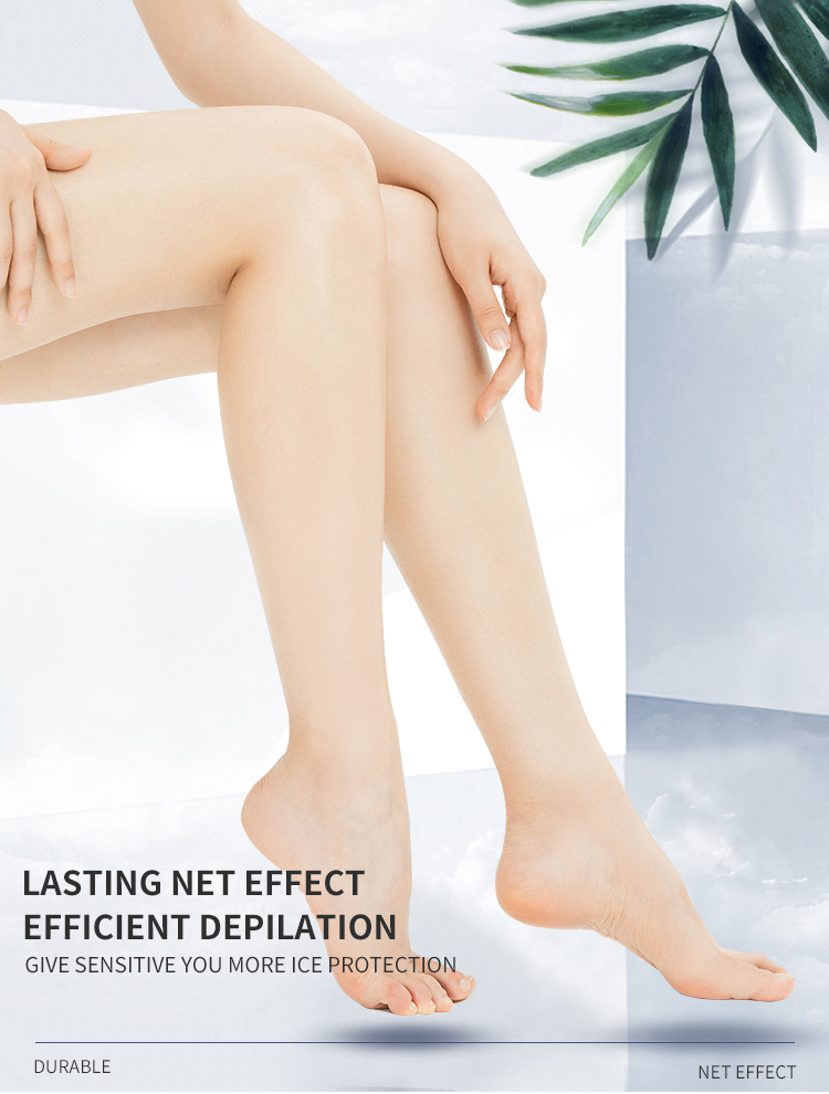 Freezing point hair removal detail 3