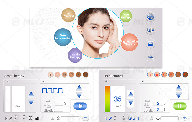 Intense Pulsed Light Depilador Ipl Laser Remover Hair Electrolysis Permanent Hair Removal Machine