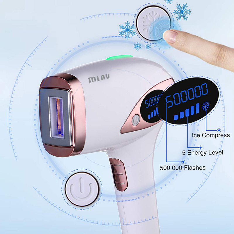 MLAY T4 Laser Hair Removal Device Hot Sale Professional Home Use IPL With Cooling Function for 500000 Shots Free Shipping